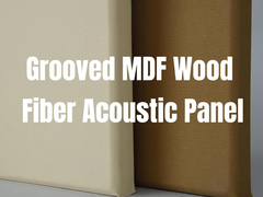 Tidak ada debu Tinggi NRC Kain Serat Lembut Panel Akustik Dekoratif 25mm 50mm tebal