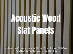 Elegant Kayu Slat Panel Akustik Fungsi dan Artistik Absorpsi Suara