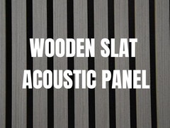 Panel Akustik Kayu Slat Modern Dengan Warna Berbeda Untuk Kerenitas Ultimate