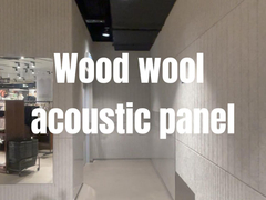 Lukisan Berwarna-warni Panel Akustik Wol Kayu Bentuk Disesuaikan Dekorasi