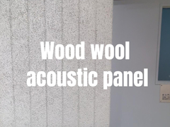 OEM Natural Color Acoustic Wood Wool Board Perlindungan Lingkungan Kelas E1