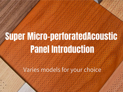Micro Perdorated Acoustic Sheets Sound Isolation Dekoratif Panel Absorpsi Suara