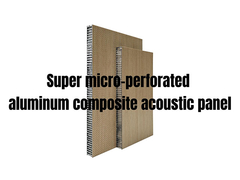 MDF Micro Perforated Acoustic Panel 12mm 15mm 18mm Untuk Langit-langit dan Dinding Indoor