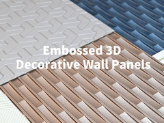 Desain Modern MDF Base 3D Dekoratif Wall Tiles Panel Interior FSC CE Disetujui