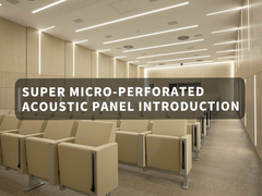 Premium Honeycomb Core Micro-Perforated Acoustic Panel untuk kontrol suara