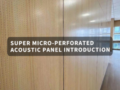 Panel Akustik Micro-Perforated dengan Aluminium Honeycomb Core Desain baru