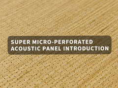 15mm 18mm Super Micro Perforated Acoustic Panels Dekorasi Isolasi Suara Interior