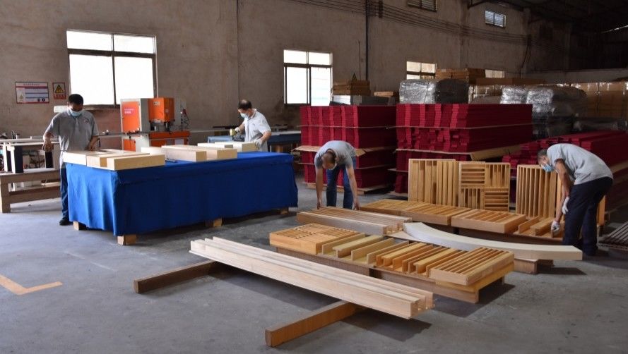 Guangzhou Wuyang Yiguan Acoustic Materials Co., Ltd. lini produksi produsen