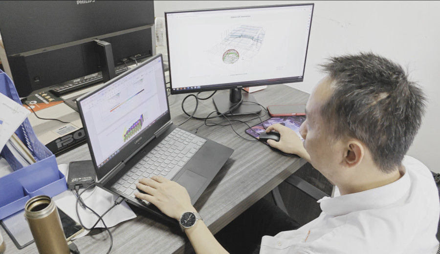 Guangzhou Wuyang Yiguan Acoustic Materials Co., Ltd. lini produksi produsen