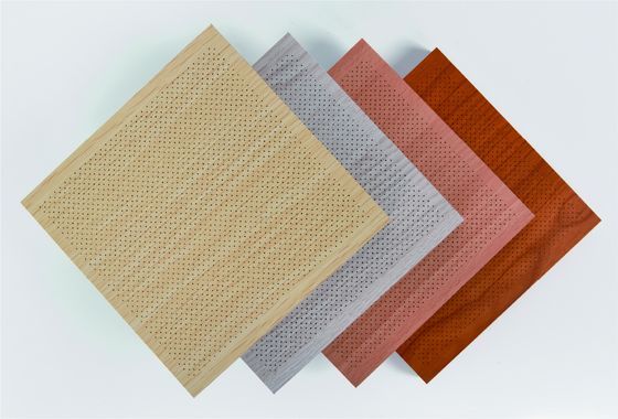 Micro Perdorated Acoustic Sheets Sound Isolation Dekoratif Panel Absorpsi Suara