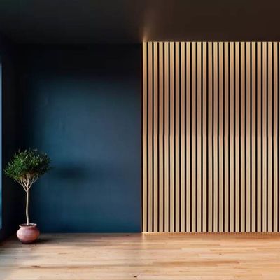 Kontrol kebisingan Panel kayu akustik untuk dinding dan langit-langit 600x2400mm