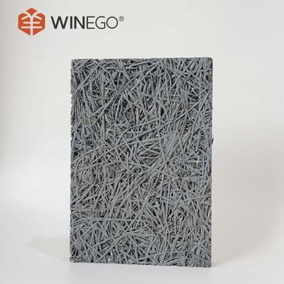 OEM Natural Color Acoustic Wood Wool Board Perlindungan Lingkungan Kelas E1