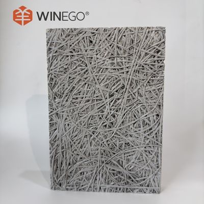 Resistensi Dampak Panel Wool Kayu Akustik 15mm 20mm 25mm Ketebalan