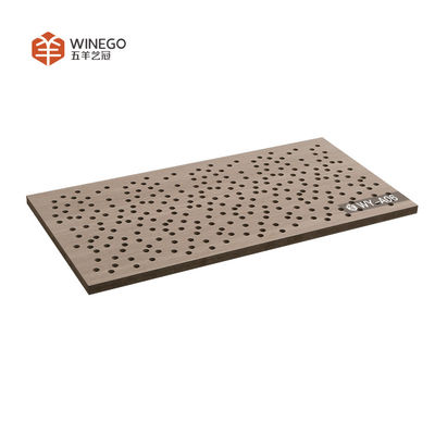 Panel Seni Akustik Kelas E1 Pencernaan Suara 0,8 NRC Tinggi 600x600 1200xL600mm