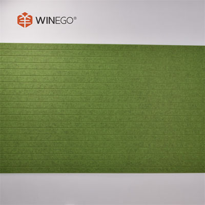 Papan Akustik Polyester Lempar yang Menghilangkan Suara 2440mmx1220mm Pass BS476-7