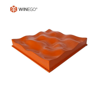 Panel Akustik Eco Friendly Kayu Diffuser, Panel dinding Diffuser Suara 600x600mm