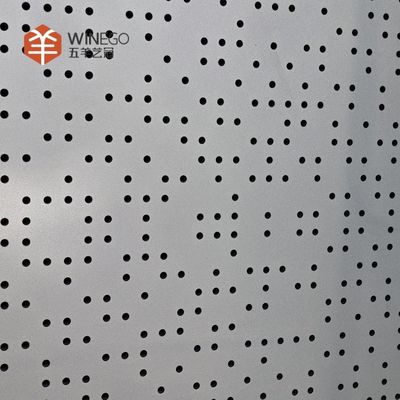 Desain Estetika Panel Akustik Aluminium Berlubang Untuk pusat perbelanjaan