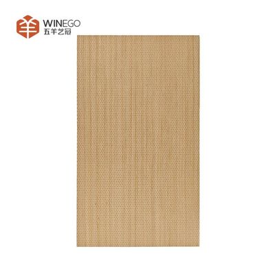 Eco Certified Micro Perforated Veneer untuk penggunaan komersial Panel dinding akustik